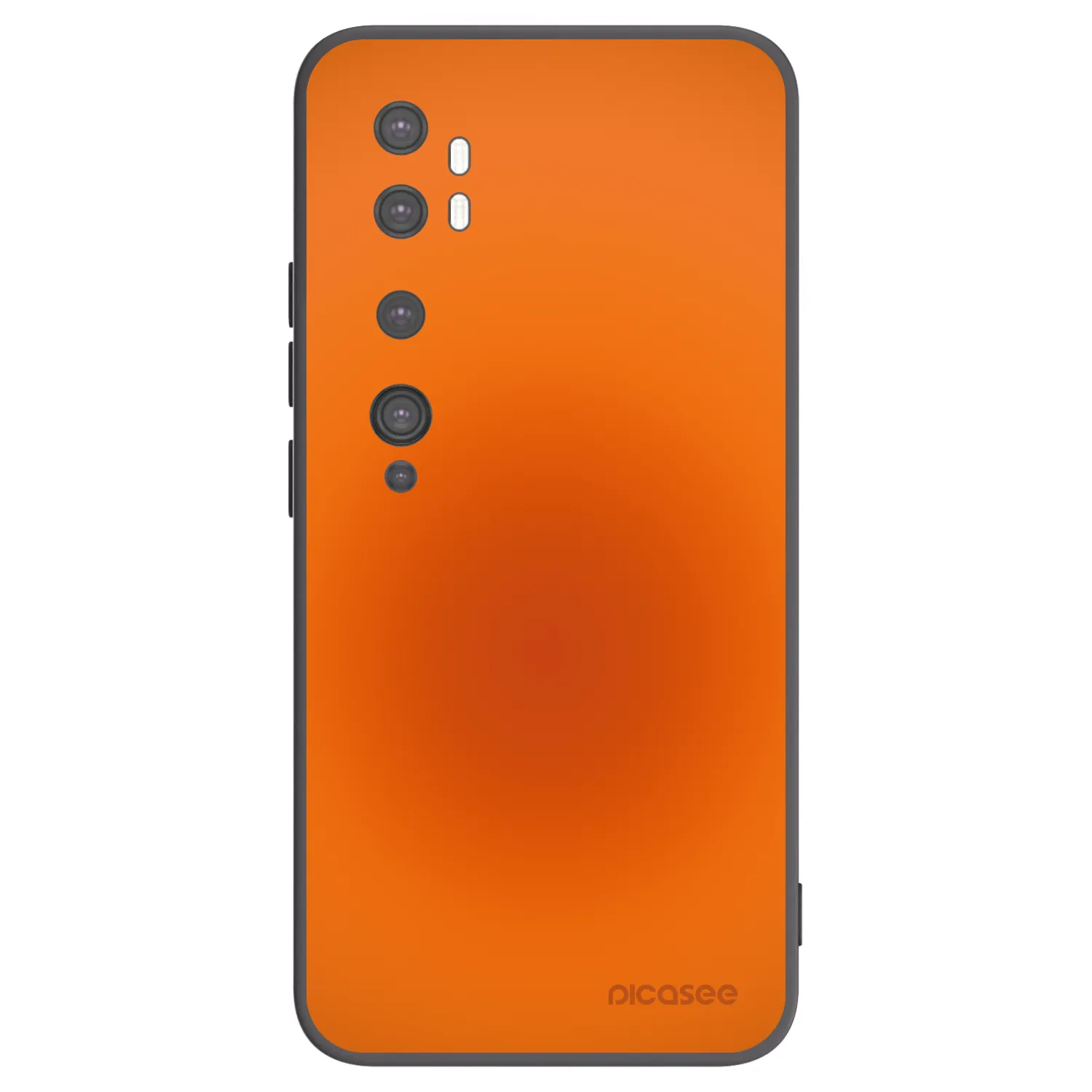 Picasee husă neagră din silicon pentru Xiaomi Mi Note 10 (Pro) - Heat Core