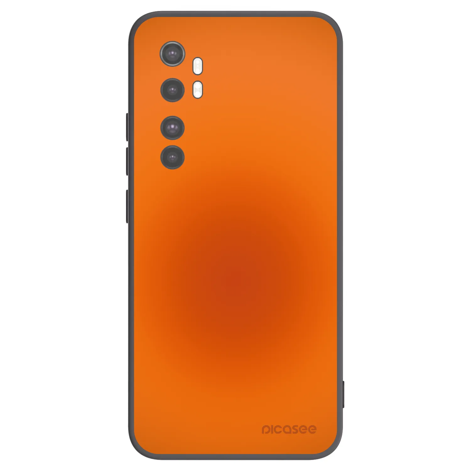 Picasee husă neagră din silicon pentru Xiaomi Mi Note 10 Lite - Heat Core