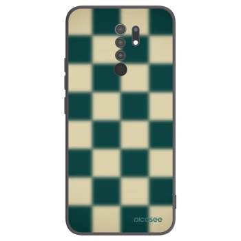Picasee husă neagră din silicon pentru Xiaomi Redmi 9 - Shadow Chess
