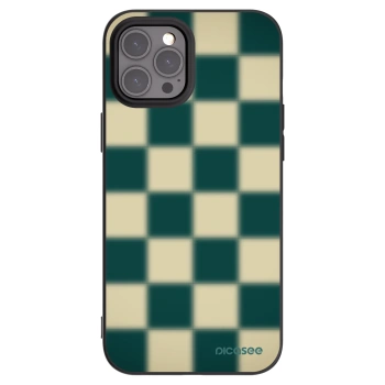 Picasee husă neagră din silicon pentru Apple iPhone 12 Pro Max - Shadow Chess