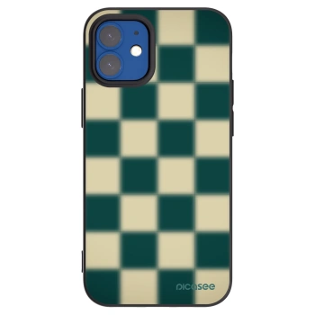 Picasee husă neagră din silicon pentru Apple iPhone 12 mini - Shadow Chess