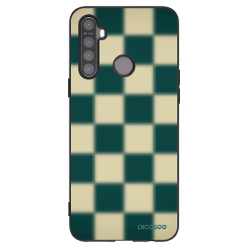 Picasee husă neagră din silicon pentru Realme 5 - Shadow Chess
