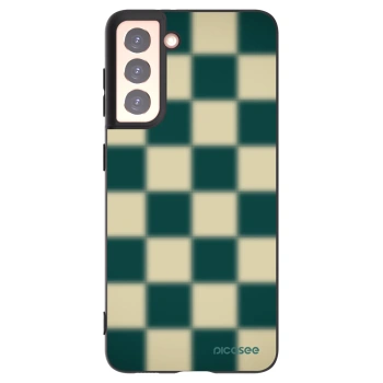 Picasee husă neagră din silicon pentru Samsung Galaxy S21 5G G991B - Shadow Chess