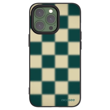 Picasee husă neagră din silicon pentru Apple iPhone 13 Pro - Shadow Chess