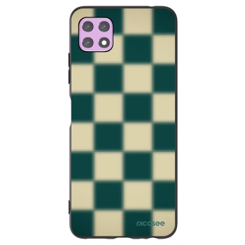 Picasee husă neagră din silicon pentru Samsung Galaxy A22 A226B 5G - Shadow Chess