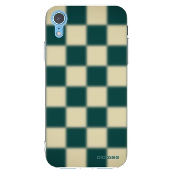 Picasee husă transparentă din silicon pentru Apple iPhone XR - Shadow Chess