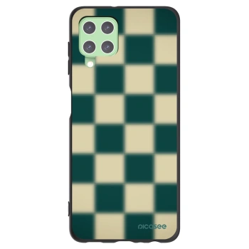 Picasee husă neagră din silicon pentru Samsung Galaxy A22 A225F 4G - Shadow Chess