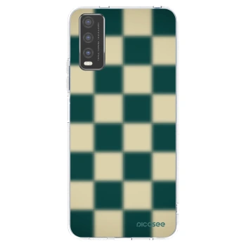Picasee husă transparentă din silicon pentru Vivo Y20s - Shadow Chess