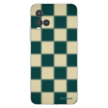 Picasee husă transparentă din silicon pentru Vivo Y33s - Shadow Chess