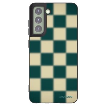 Picasee husă neagră din silicon pentru Samsung Galaxy S21 FE 5G - Shadow Chess