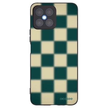 Picasee husă neagră din silicon pentru Honor X8 4G - Shadow Chess