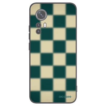 Picasee husă neagră din silicon pentru Xiaomi 12X - Shadow Chess