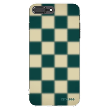 Picasee husă transparentă din silicon pentru Apple iPhone 8 Plus - Shadow Chess