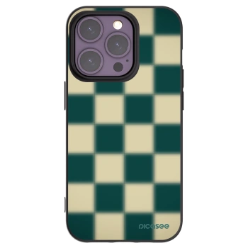 Picasee husă neagră din silicon pentru Apple iPhone 14 Pro - Shadow Chess