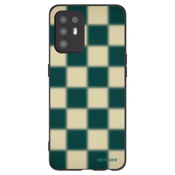 Picasee husă neagră din silicon pentru OPPO A94 5G - Shadow Chess