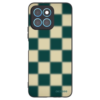 Picasee husă neagră din silicon pentru Honor X8 5G - Shadow Chess