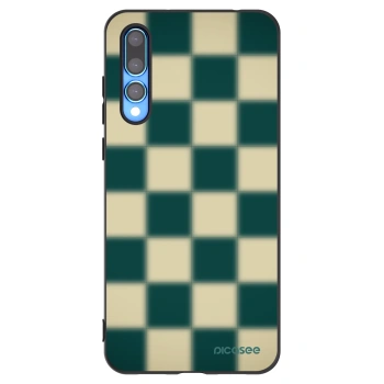 Picasee husă neagră din silicon pentru Huawei P20 Pro - Shadow Chess