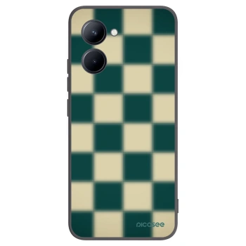 Picasee husă neagră din silicon pentru Realme C33 (2023) - Shadow Chess