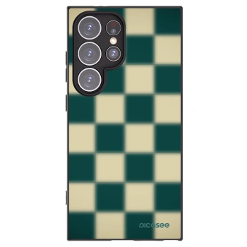 Picasee husă neagră din silicon pentru Samsung Galaxy S24 Ultra S928B 5G - Shadow Chess