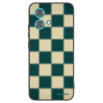 Picasee husă neagră din silicon pentru Motorola Edge 40 Neo - Shadow Chess