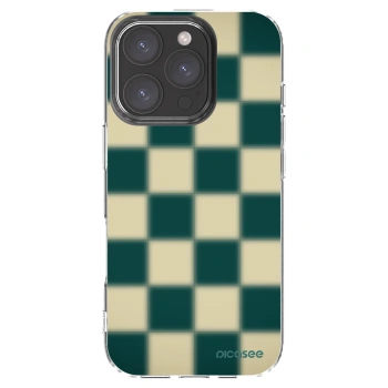 Picasee husă transparentă din silicon pentru Apple iPhone 16 Pro - Shadow Chess