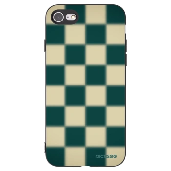 Picasee husă neagră din silicon pentru Apple iPhone 8 - Shadow Chess