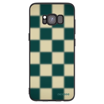 Picasee husă neagră din silicon pentru Samsung Galaxy S8 G950F - Shadow Chess