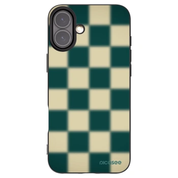 Picasee husă neagră din silicon pentru Apple iPhone 16 Plus - Shadow Chess