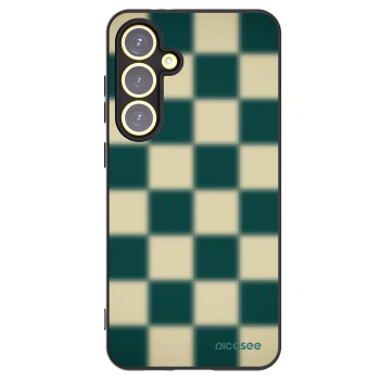 Picasee husă neagră din silicon pentru Samsung Galaxy S24 FE S721B - Shadow Chess