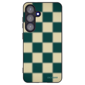 Picasee husă neagră din silicon pentru Samsung Galaxy S25 5G - Shadow Chess