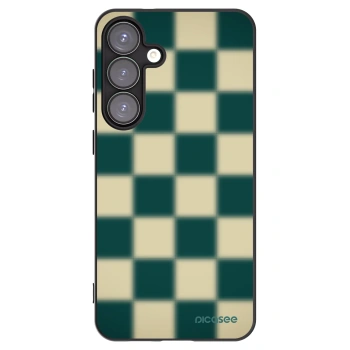 Picasee husă neagră din silicon pentru Samsung Galaxy S25+ 5G - Shadow Chess