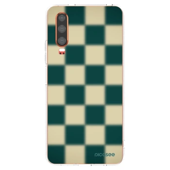 Picasee husă transparentă din silicon pentru Huawei P30 - Shadow Chess