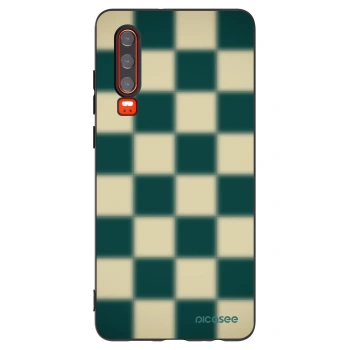 Picasee husă neagră din silicon pentru Huawei P30 - Shadow Chess