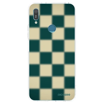 Picasee husă transparentă din silicon pentru Huawei Y6 2019 - Shadow Chess