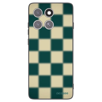 Picasee husă neagră din silicon pentru Motorola Edge 60 Fusion - Shadow Chess