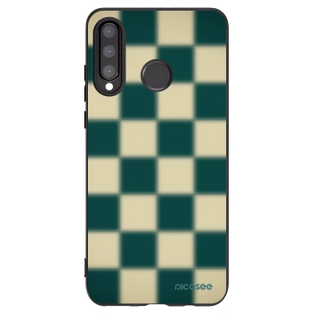 Picasee husă neagră din silicon pentru Huawei P30 Lite - Shadow Chess