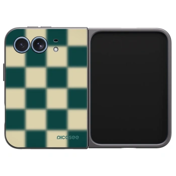 Picasee husă neagră din silicon pentru Apple iPhone Duo - Shadow Chess