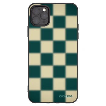 Picasee husă neagră din silicon pentru Apple iPhone 11 Pro Max - Shadow Chess