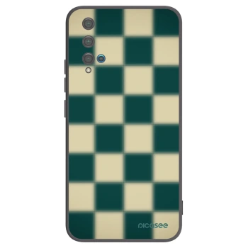 Picasee husă neagră din silicon pentru Huawei Nova 5T - Shadow Chess