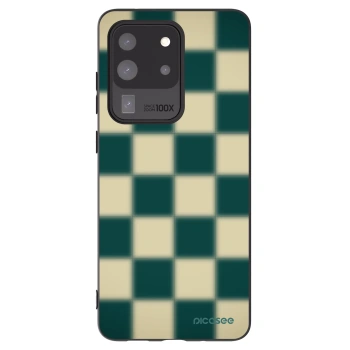 Picasee husă neagră din silicon pentru Samsung Galaxy S20 Ultra 5G G988F - Shadow Chess