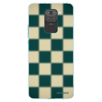 Picasee husă neagră din silicon pentru Xiaomi Redmi Note 9 - Shadow Chess