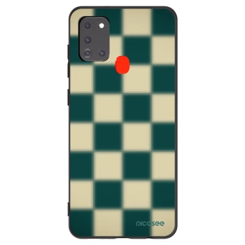 Picasee husă neagră din silicon pentru Samsung Galaxy A21s - Shadow Chess