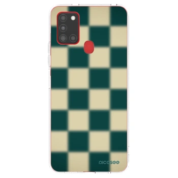 Picasee husă transparentă din silicon pentru Samsung Galaxy A21s - Shadow Chess
