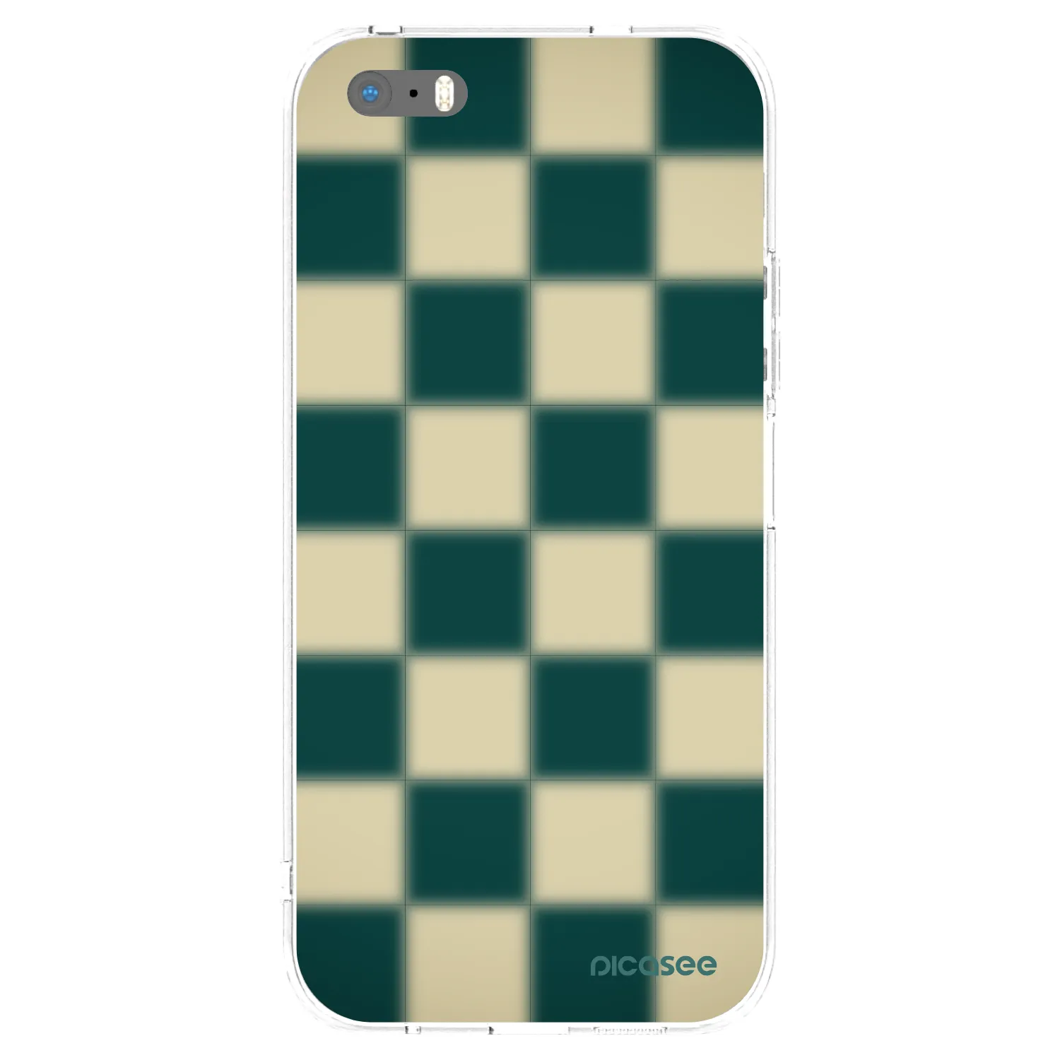 Picasee husă transparentă din silicon pentru Apple iPhone 5/5S/SE - Shadow Chess