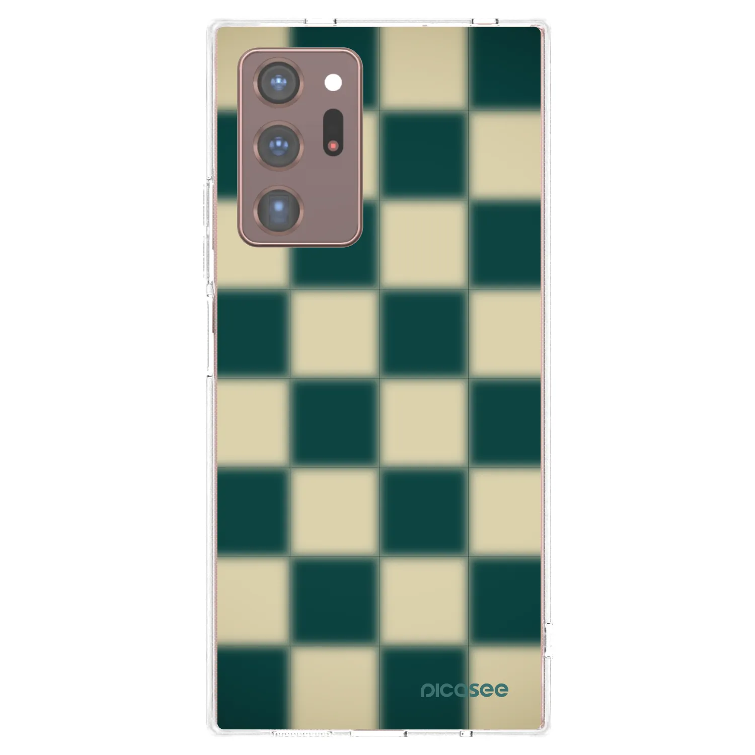 Picasee husă transparentă din silicon pentru Samsung Galaxy Note 20 Ultra - Shadow Chess