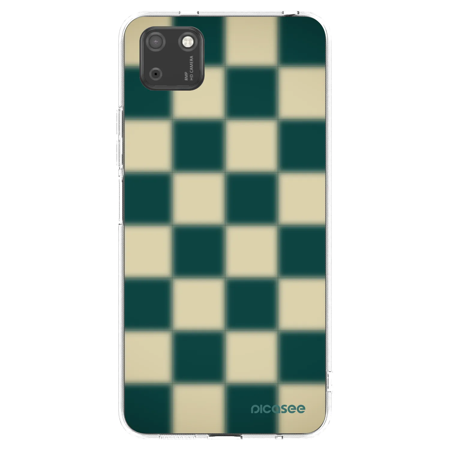 Picasee husă transparentă din silicon pentru Huawei Y5P - Shadow Chess