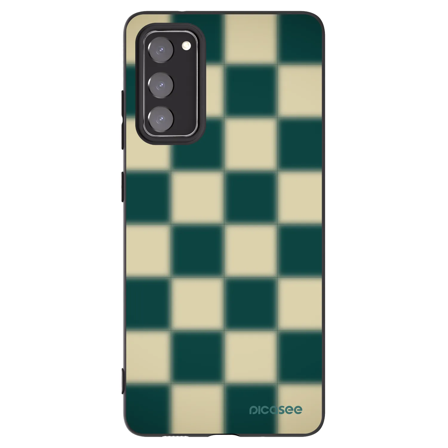 Picasee husă neagră din silicon pentru Samsung Galaxy S20 FE - Shadow Chess