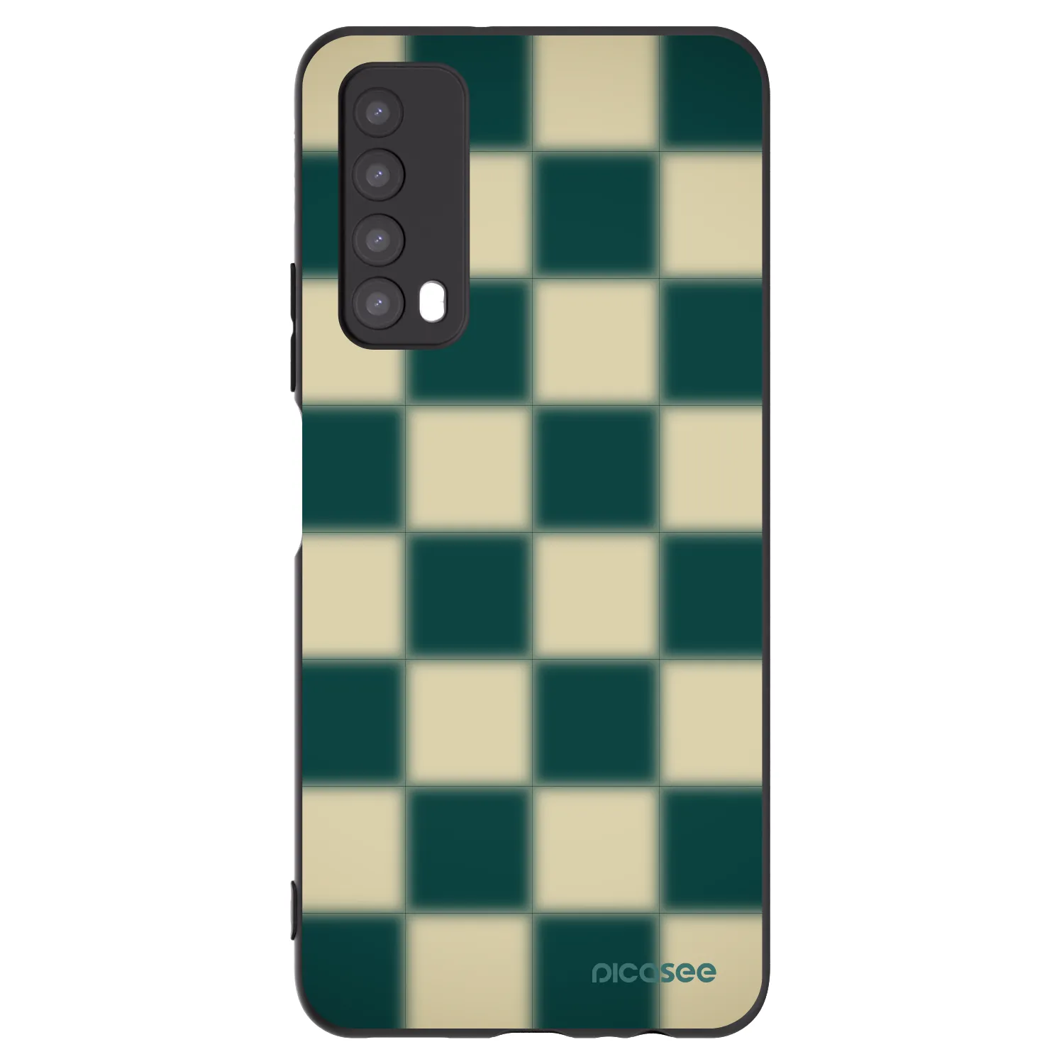 Picasee husă neagră din silicon pentru Huawei P Smart 2021 - Shadow Chess