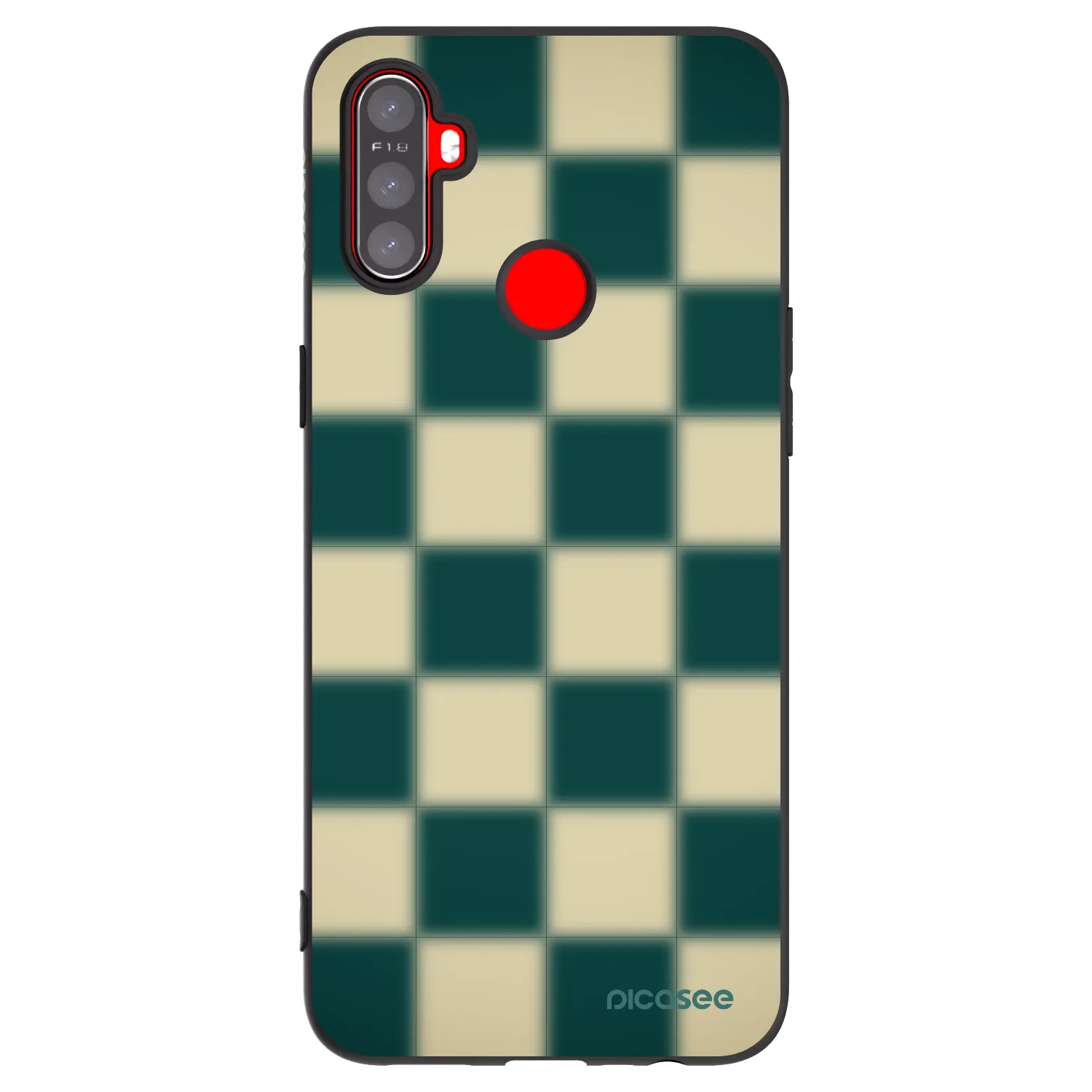 Picasee husă neagră din silicon pentru Realme C3 - Shadow Chess