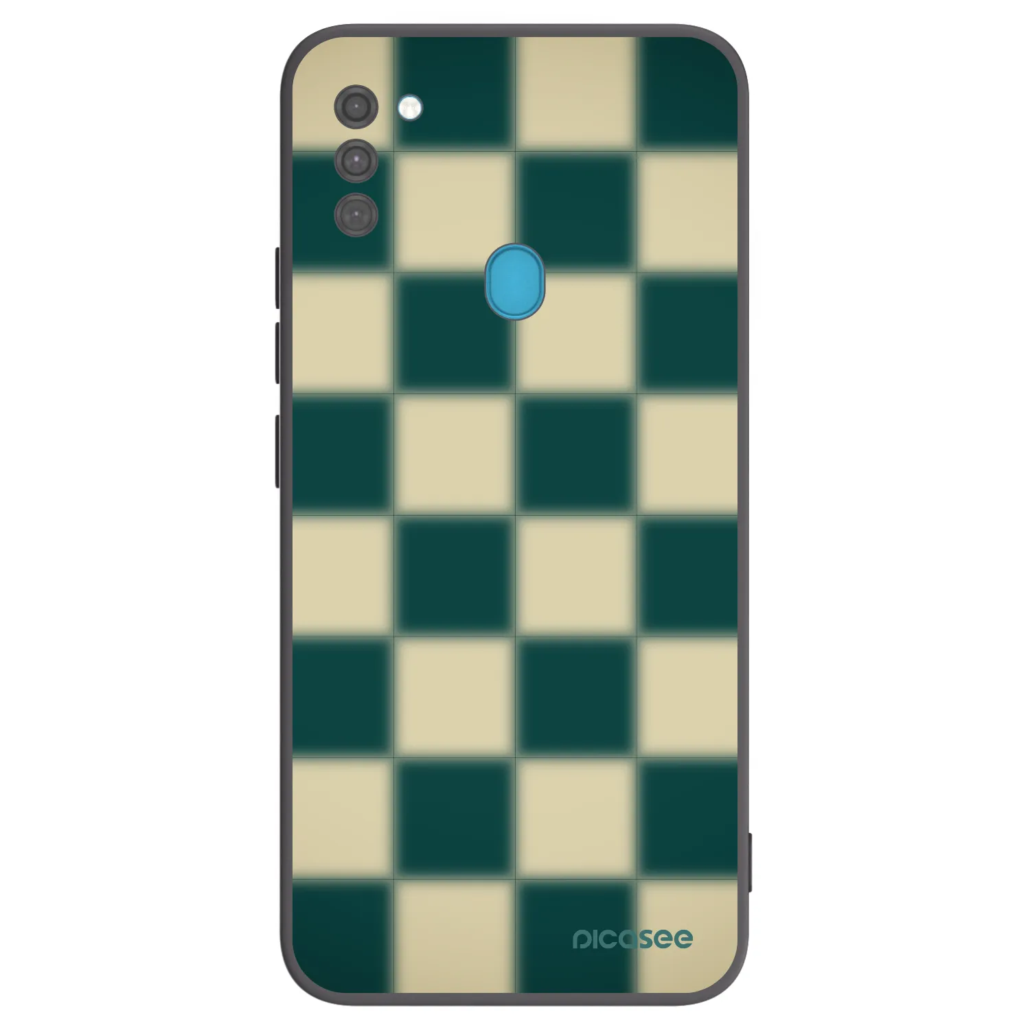 Picasee husă neagră din silicon pentru Samsung Galaxy M11 - Shadow Chess
